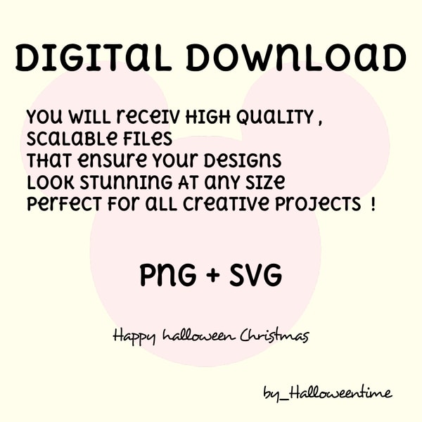 Minnie Mouse WitchDisney Halloween SVG PNG Mickey Not So Scary Disney Characters ClipartDisney Printable 1