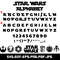 Star Wars Font SVG Font Svg Star Wars Alphabet SVG Font SVG Digital Download Star Wars Letters Svg Star Wars 0