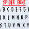 Spiderman Clipart Spiderman Font Spiderman SVG Spiderman High Quality Piece Spiderman Stickers Birthday Decor 1
