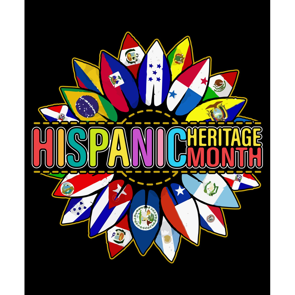 Hispanic Heritage Month Sunflower Png Svg Hispanic Month Latino Png Sg Heritage Hispanic Month Pngsvg 0
