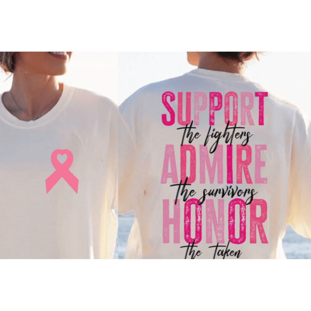Breast Cancer PNG Support The Fighters PNGIn October We Wear Pink Pngoctober Pink Ribbon Pink STRONG FAITH PNG 2