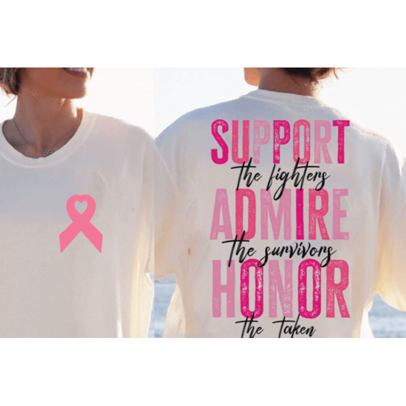 Breast Cancer PNG Support The Fighters PNGIn October We Wear Pink Pngoctober Pink Ribbon Pink STRONG FAITH PNG 2