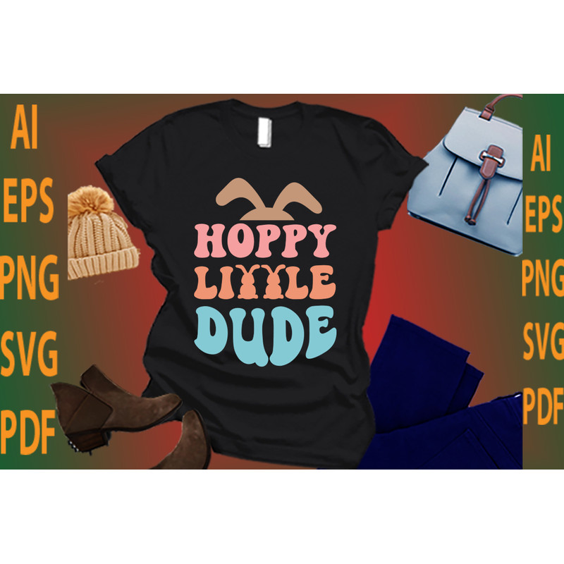 Hoppy Little Dude T Shirt Design 0