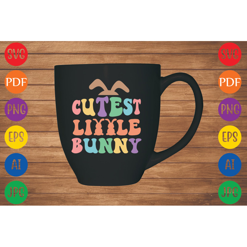 CUTEST LITTLE BUNNY T Shirt Design 2
