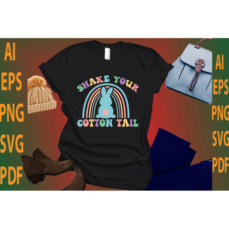 Shake Your Cotton Tail T Shirt Design 0