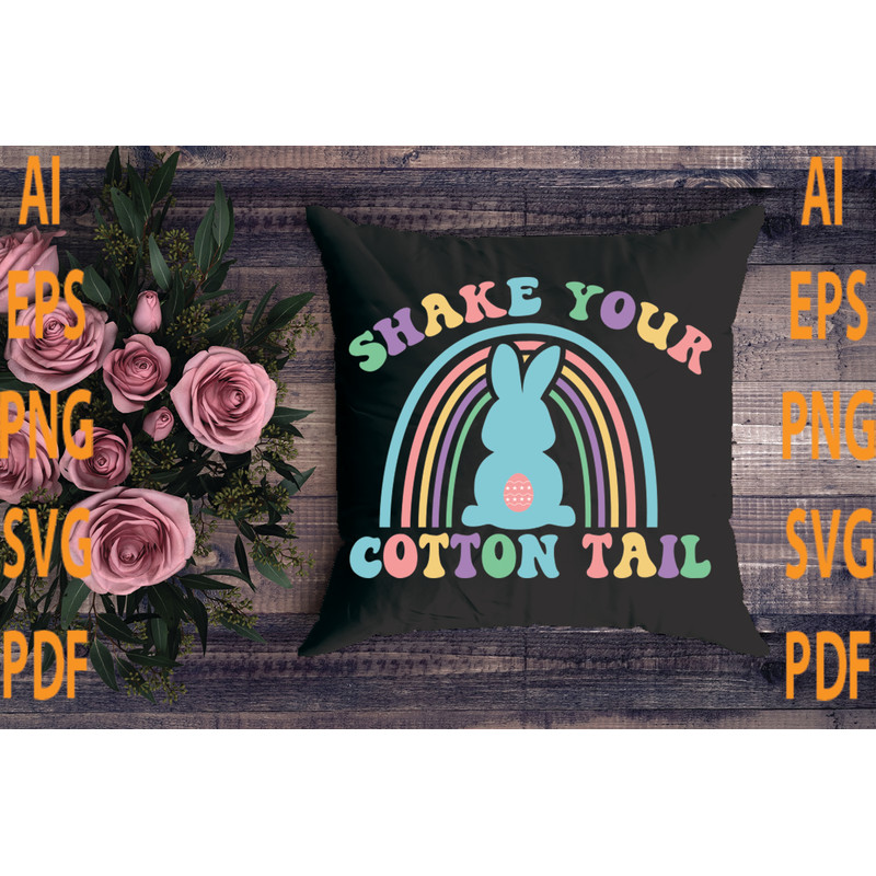 Shake Your Cotton Tail T Shirt Design 1