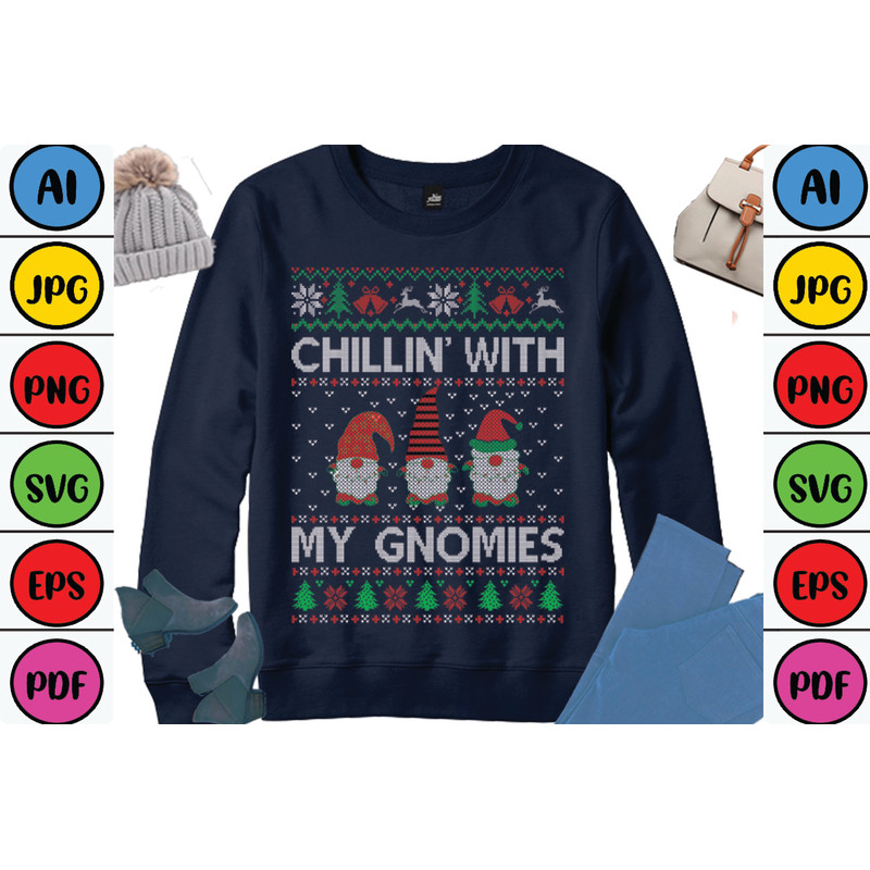 Chillin With My Gnomies Hoodies Sweatshirts 0