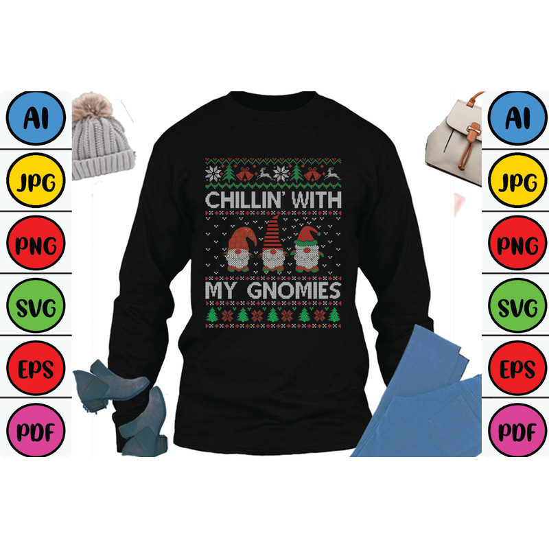 Chillin With My Gnomies Hoodies Sweatshirts 2