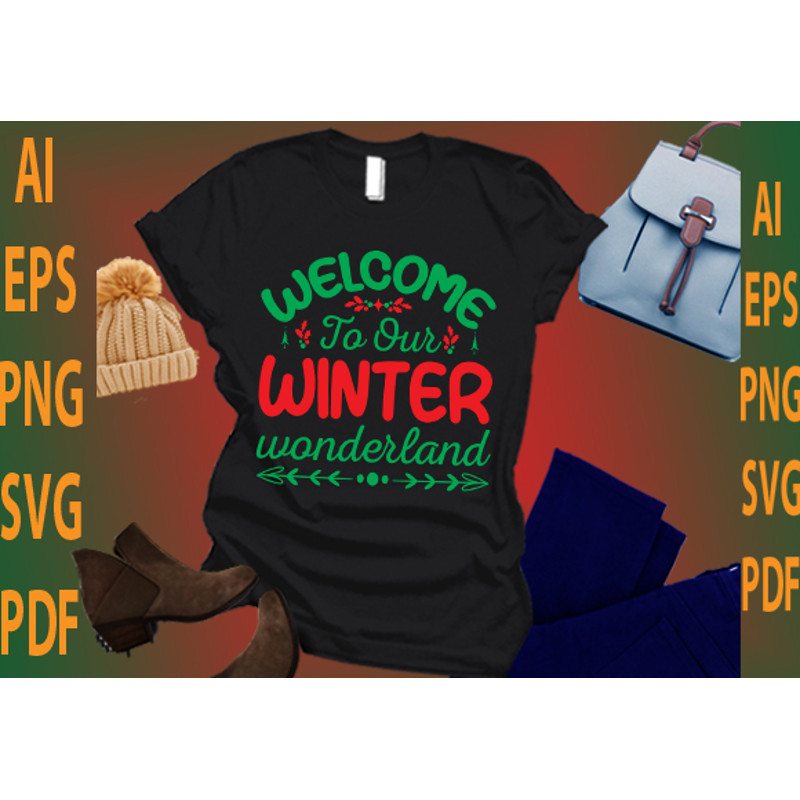 Welcome To Our Winter Wonderland Hoodies Sweatshirts Design 0