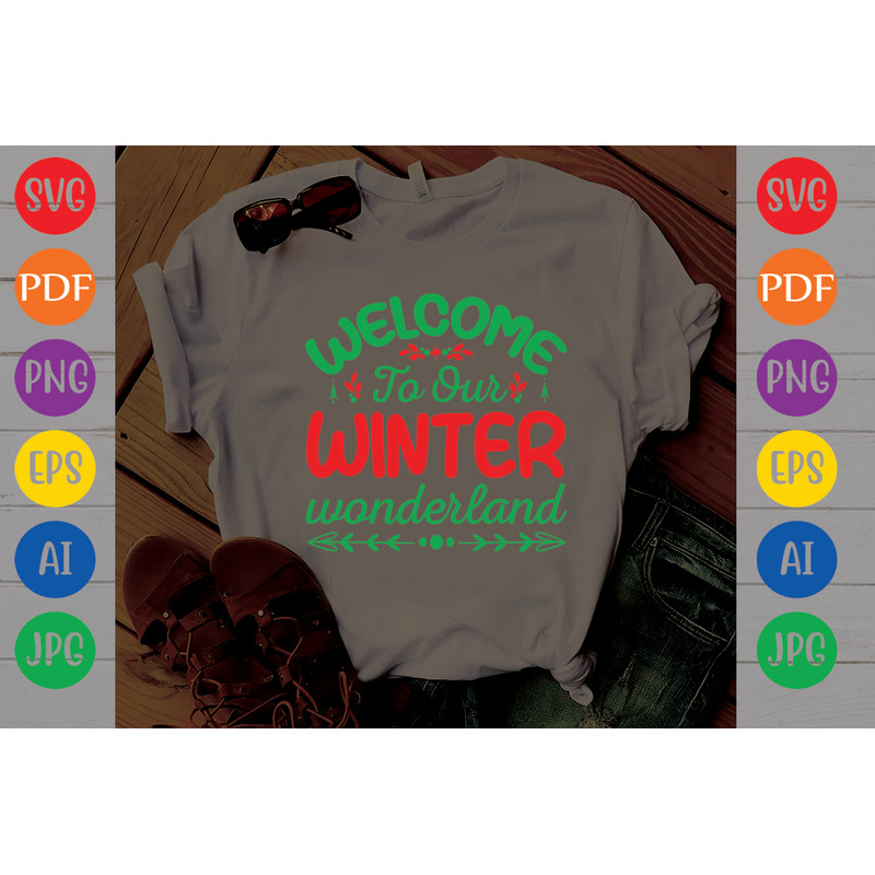 Welcome To Our Winter Wonderland Hoodies Sweatshirts Design 1