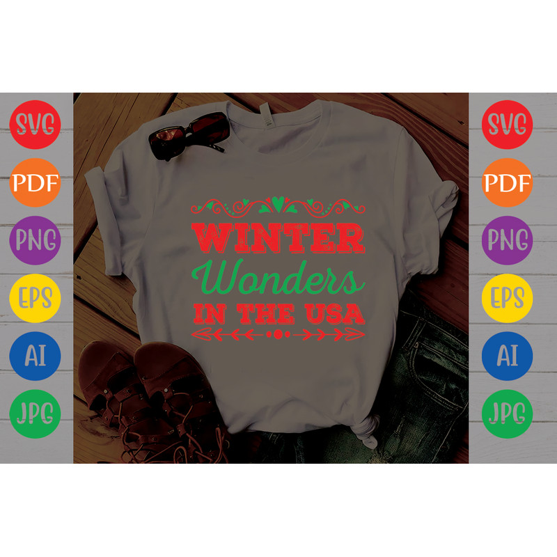 Winter Wonders In The Usa Hoodies Sweatshirts Design 1