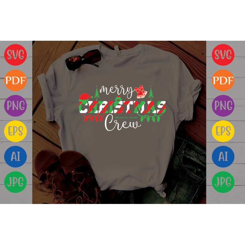 Merry Christmas Crew Hoodies Sweatshirts Design 1