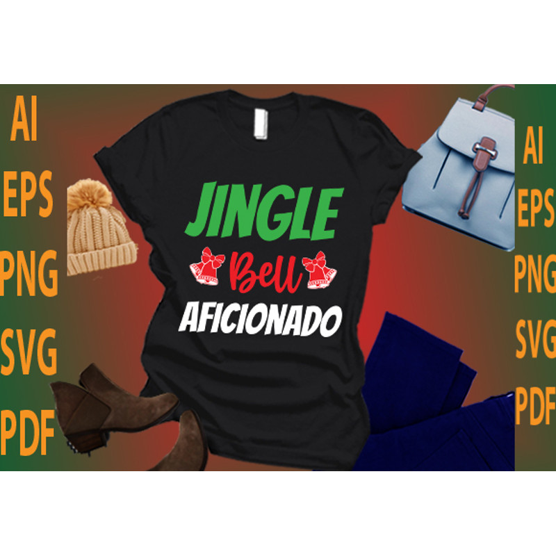 Jingle Bell Aficionado Hoodies Sweatshirts Design 0