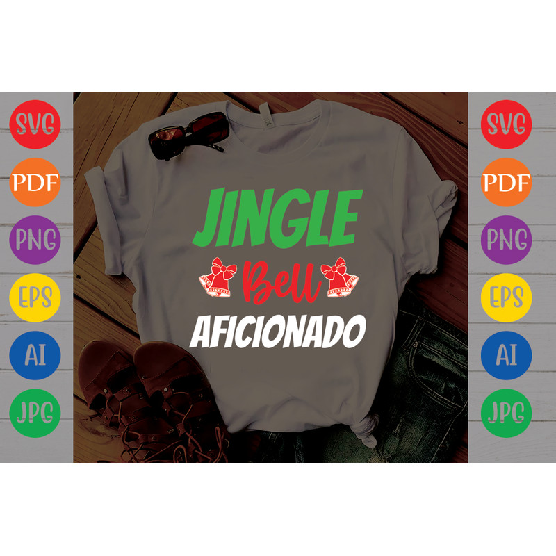 Jingle Bell Aficionado Hoodies Sweatshirts Design 1