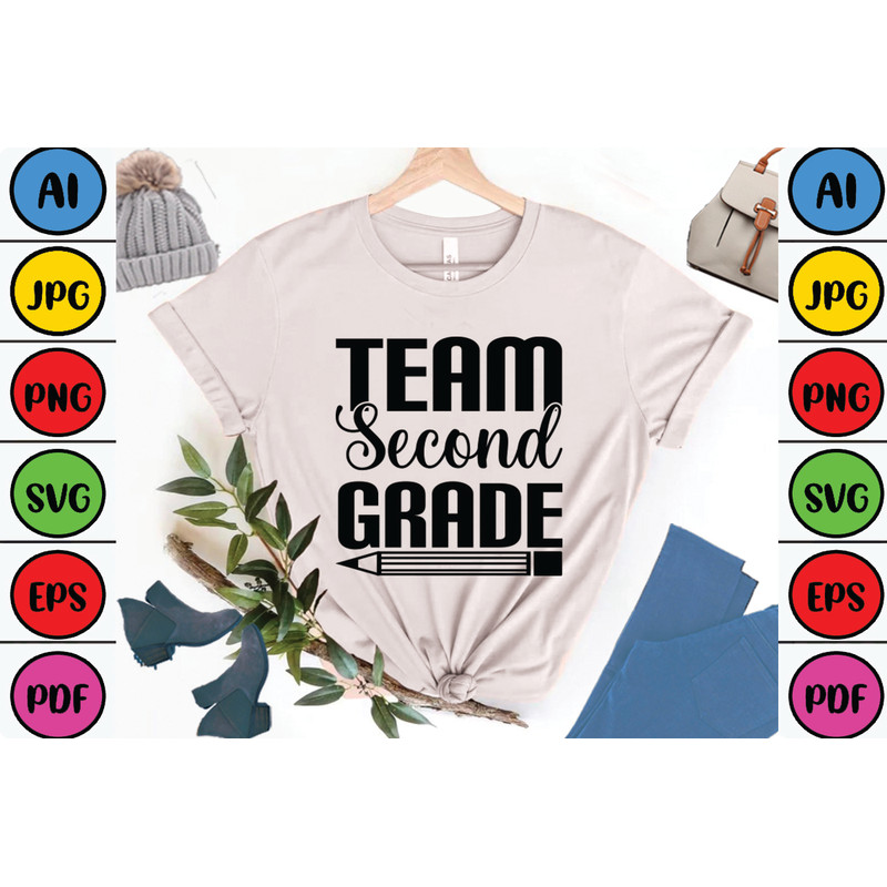 Team Second Grade Womens Clothing 0