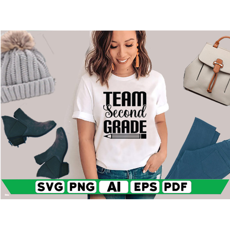 Team Second Grade Womens Clothing 2