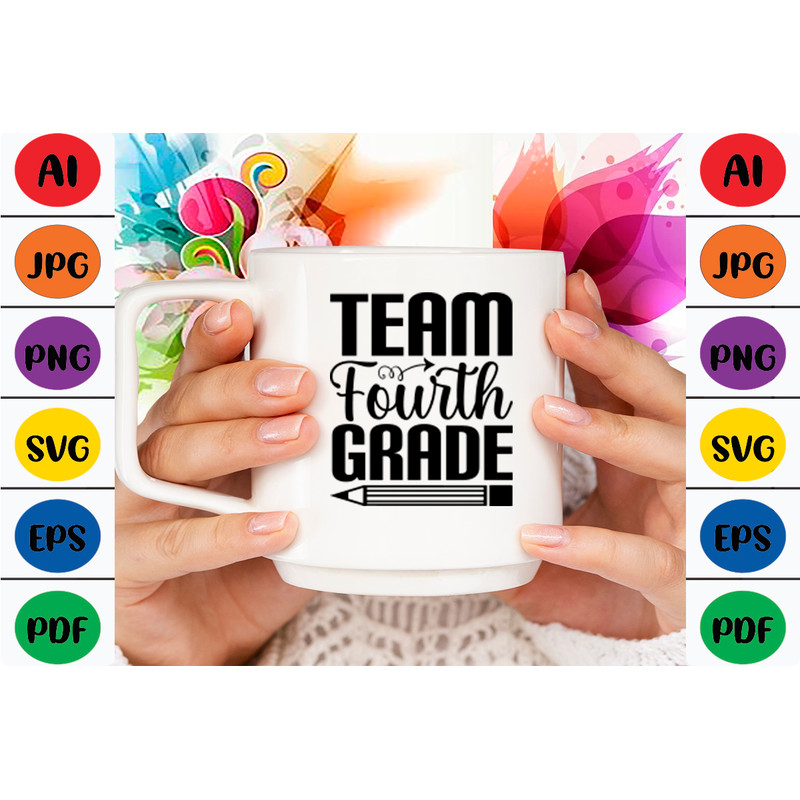 Team Fourth Grade Womens Clothing 1