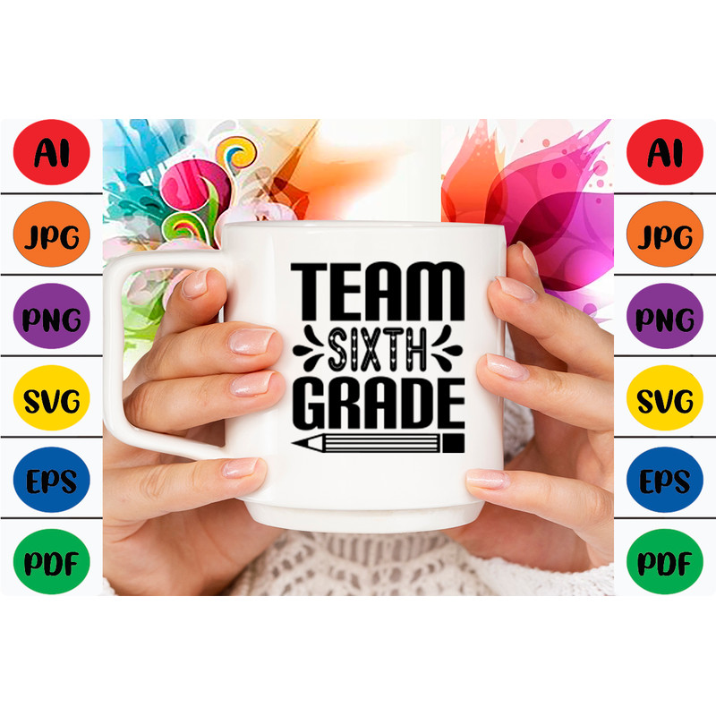 Team Sixth Grade Womens Clothing 1