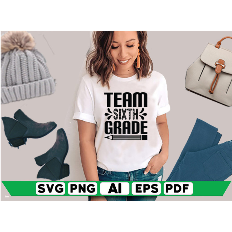 Team Sixth Grade Womens Clothing 2