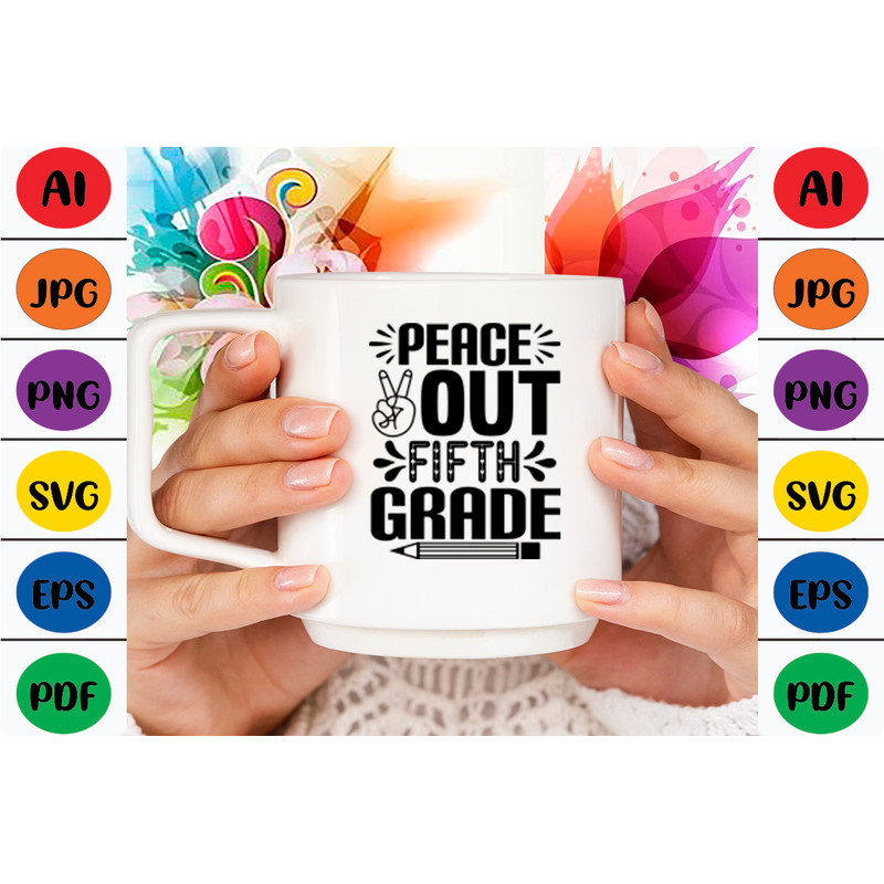 Peace Out Fifth Grade Clothing Shoes 1