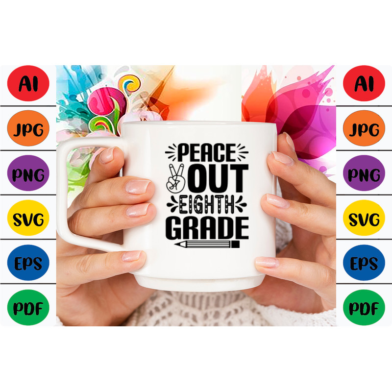 Peace Out Eighth Grade Clothing Shoes 1