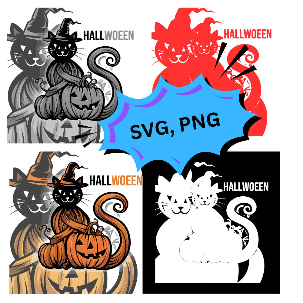 Black Cat SVG Black Cat PNG Cat SVG Cat PNG Halloween Black Cat SVG Halloween Black Cat PNG 3