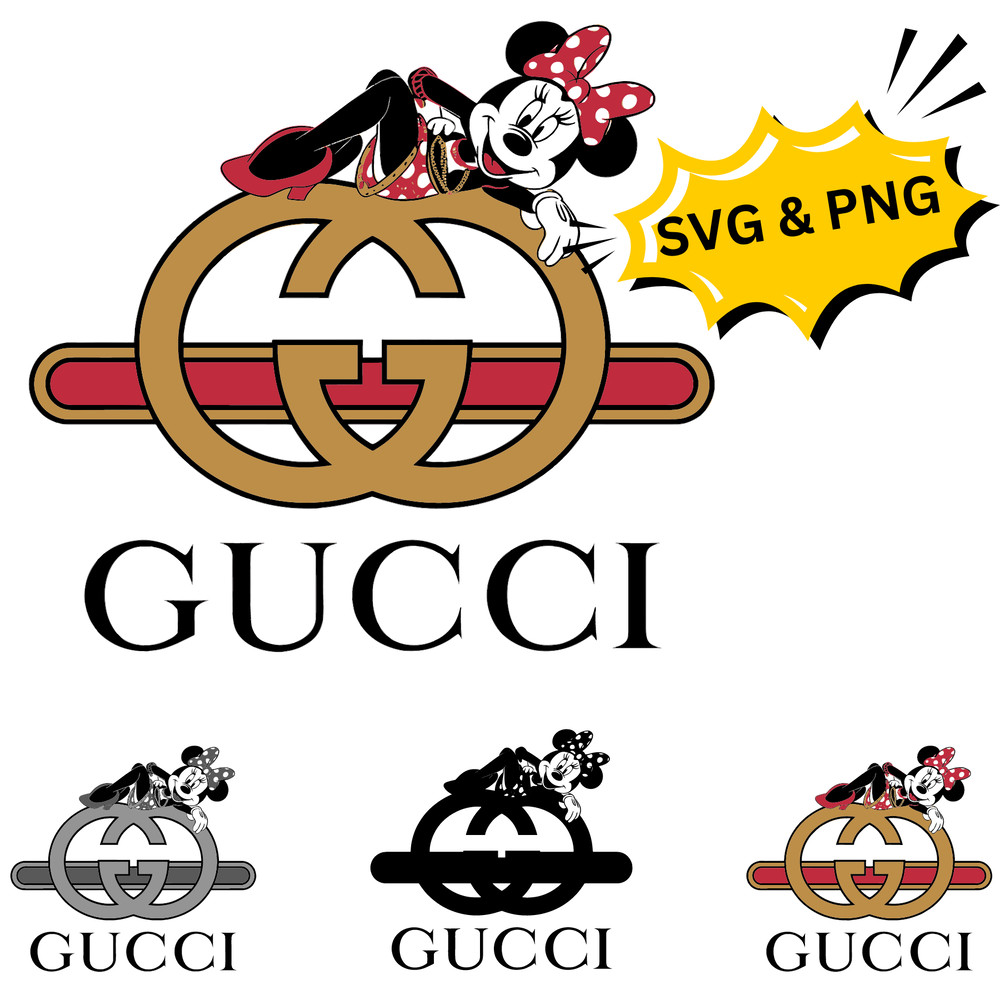 GUCCI Logo Design Bundle GUCCI Logo Design Gucci Logo SVG Gucci Logo PNG Gucci Minnie SVG Gucci Logo Brand SVG 0