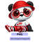 Cute Trendy Nike Panda Logo Design For TShirts Cups Kids Apparel Cute Panda In Nike Tshirt Cute Nike Panda Panda 0