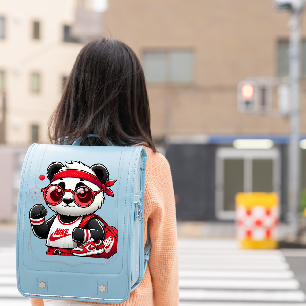 Cute Panda In Nike Tshirt Cute Nike Panda Cute Trendy Nike Panda Logo Design For TShirts Cups Kids Apparel 1