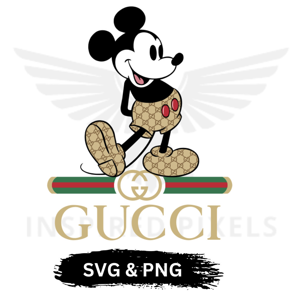 Gucci Mickey SVG Gucci Logo SVGDisney Mickey SVGGucci Mickey PNG Gucci Logo PNGGucci PNG Gucci Logo 0