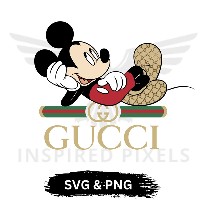 Gucci Mickey SVG Gucci Logo SVGDisney Mickey SVGGucci Mickey PNG Gucci Logo PNGGucci PNG Gucci Logo 0