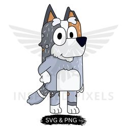 bluey dog svg, bluey bandit svg, bluey svg, bluey dog png, bluey png, bingo dog svg, bluey grandad bob svg