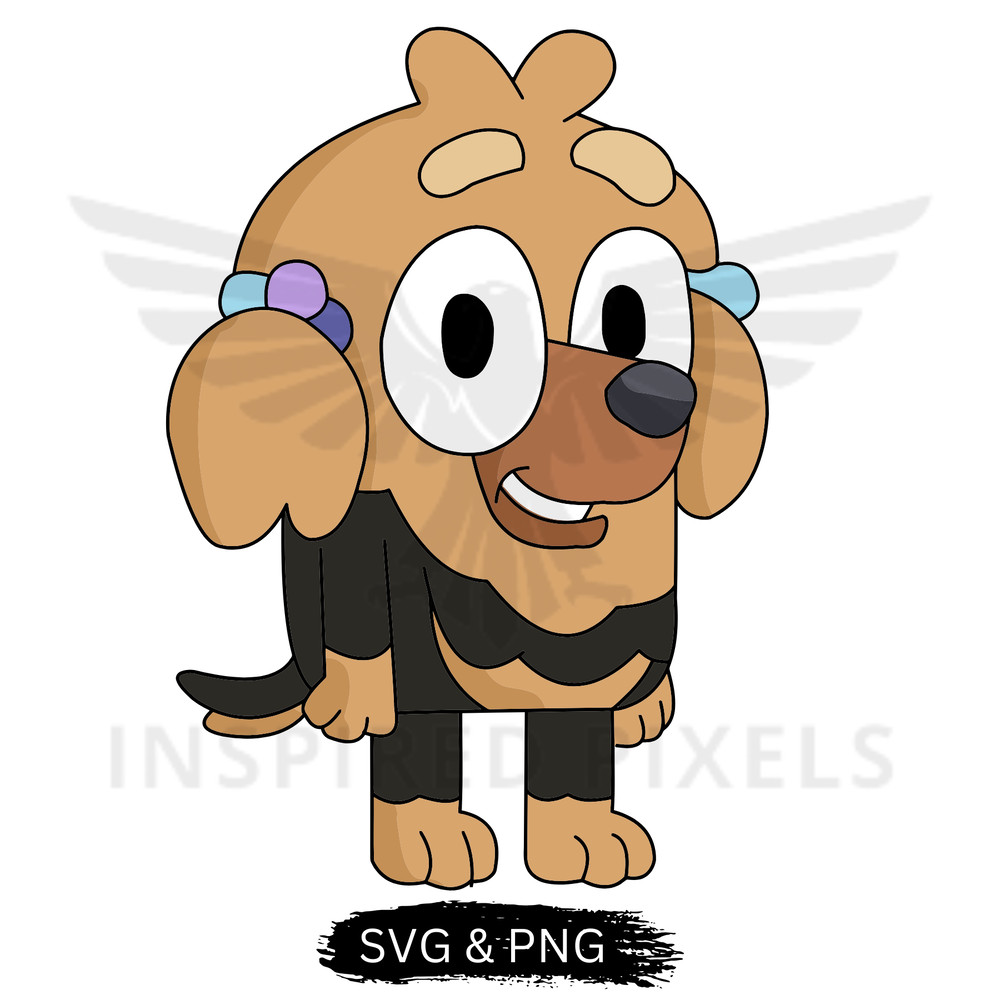 Bluey Missy SVG Bluey Dog SVG Bluey Bandit SVG Bluey SVG Bluey Dog PNG Bluey PNG Bingo Dog SVG Blue 0