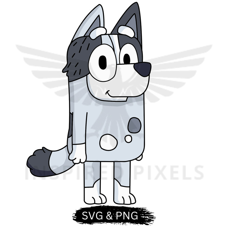 Bluey Aunt Trixie SVG Bluey Dog SVG Bluey Bandit SVG Bluey SVG Bluey Dog PNG Bingo Dog SVG Bluey Ba 0