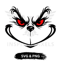 grinch face svg, grinch face png,grinch face red eye, grinch face shirt design, the grinch face svg, the grinch face png