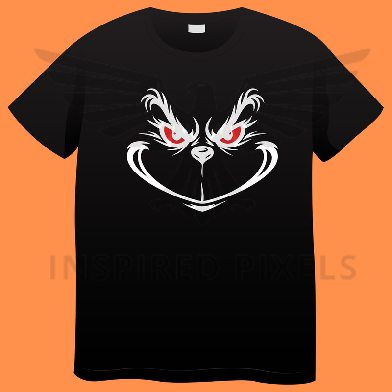 Grinch Face SVG Grinch Face PNG Grinch Face Red Eye White The Grinch Face SVG The Grinch Face PNG 1