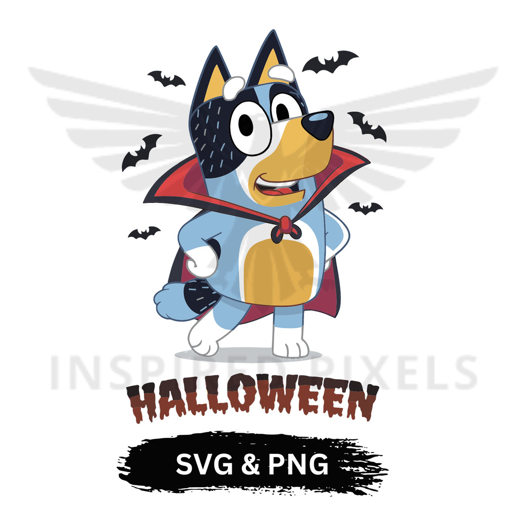 Bluey Dog Halloween SVG Blue Bluey Bluey SVG Blue Dog Bluey Characters Bluey Dog Bluey Family Bluey 0
