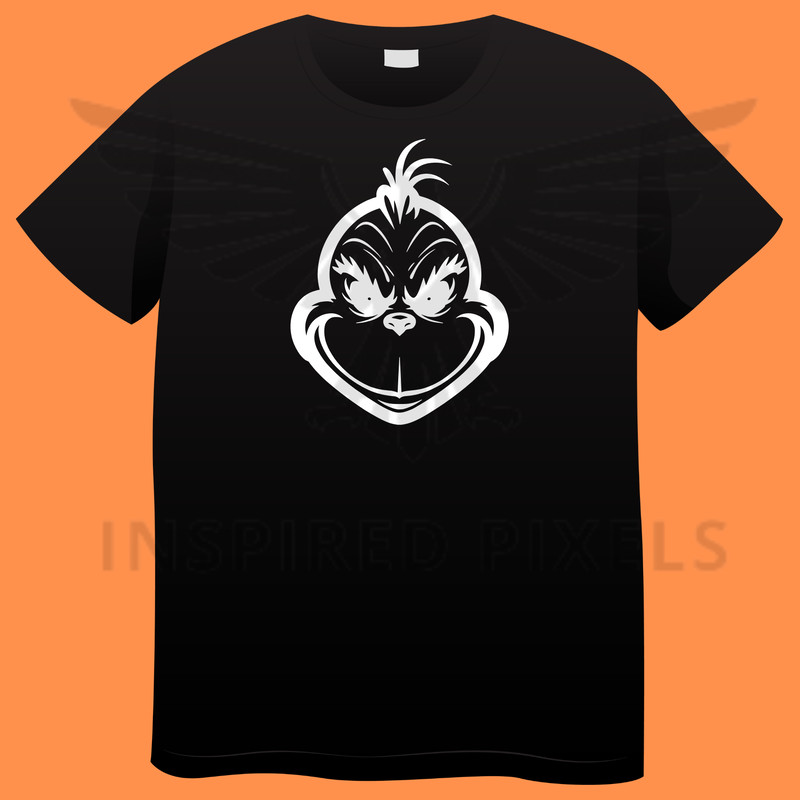 Grinch Face SVG Grinch Face PNG Grinch Face White With Eye3 The Grinch Face SVG The Grinch Face PNG 1