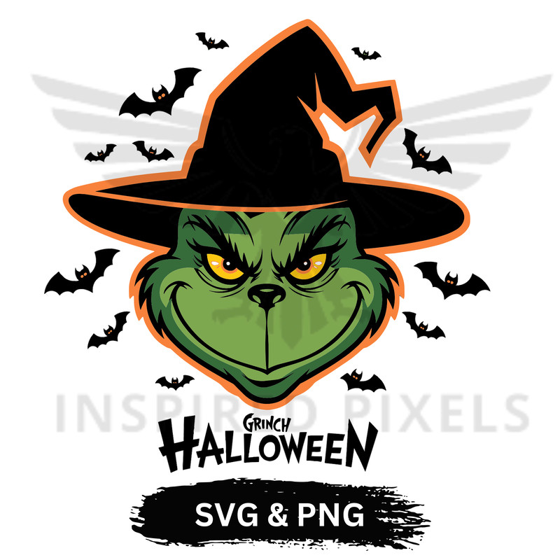 Grinch SVGGrinch Halloween SVGHalloween Grinch Face SVG81Red EyeHalloween Grinch Face PNGGrinch PNG 0