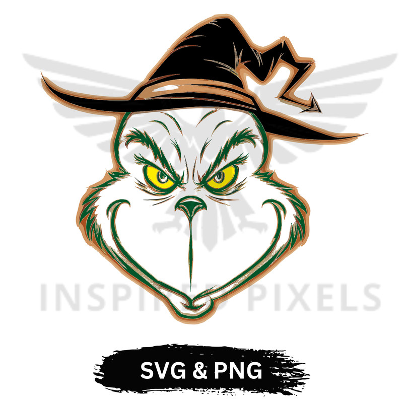 Grinch SVGGrinch Halloween SVGHalloween Grinch Face SVG9Red EyeHalloween Grinch Face PNGGrinch PNGH 0