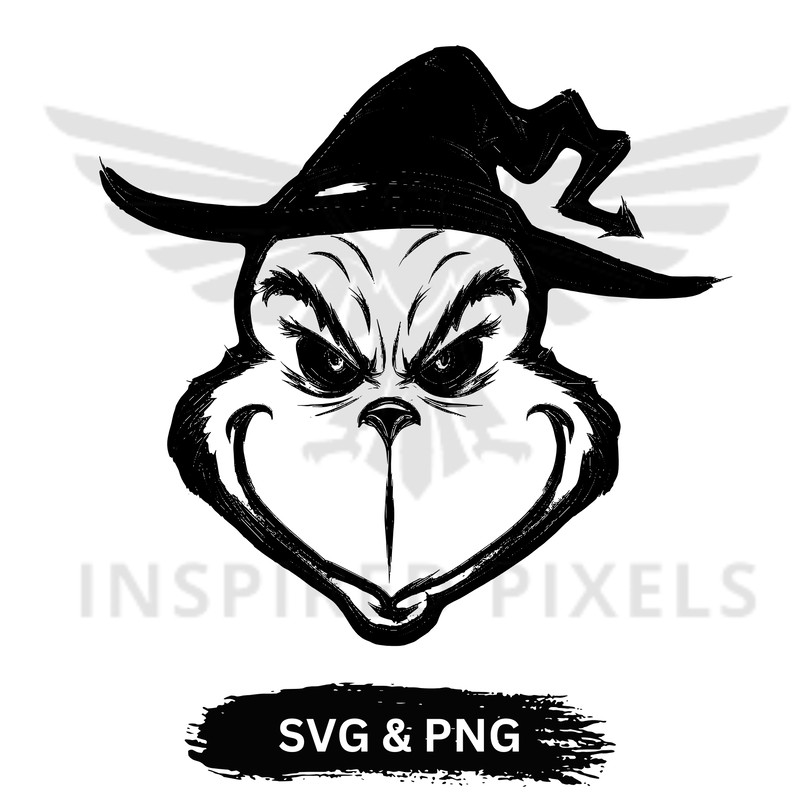 Grinch SVGGrinch Halloween SVGHalloween Grinch Face SVG92Red EyeHalloween Grinch Face PNGGrinch PNG 0