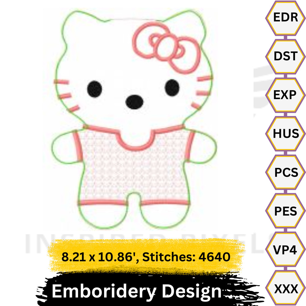 Hello Kitty Embroidery Hello Kitty Embroidery Design Hello Kitty Embroidery Patch Hello Kitty Embro 0