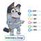 Bluey Embroidery Designs Bluey Embroiderybluey Embroidery File Bluey Embroidery Design Bluey Embroi 0
