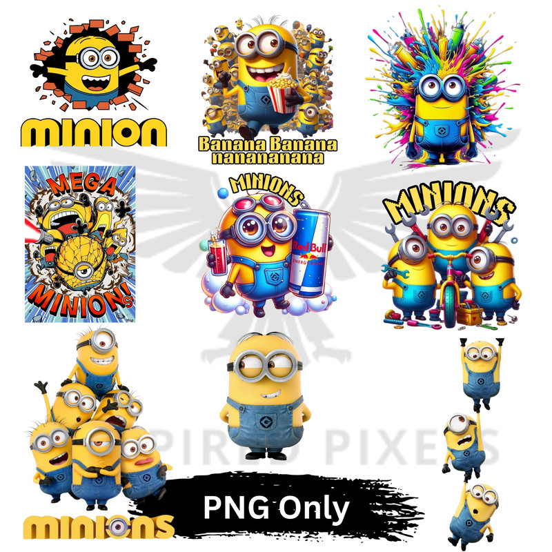 Minion Png Bundle Minions Digital Art Minion Png Transparent Funny Minion Png Minion Png Logo Minio 0