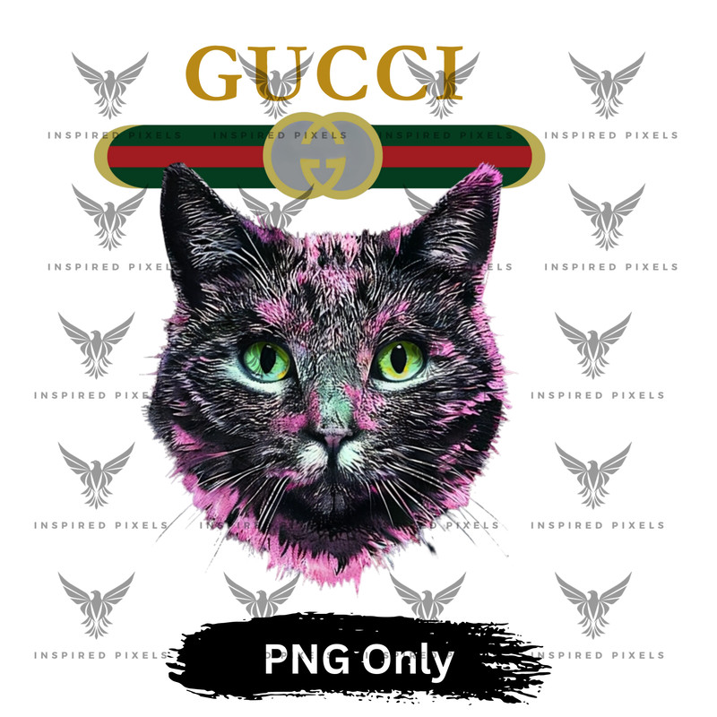 Gucci Mystic CatGucci Band Cat2Gucci Mystic Cat T Shirt DesignGucci Logo ClipartGucci PNG Gccci Log 0