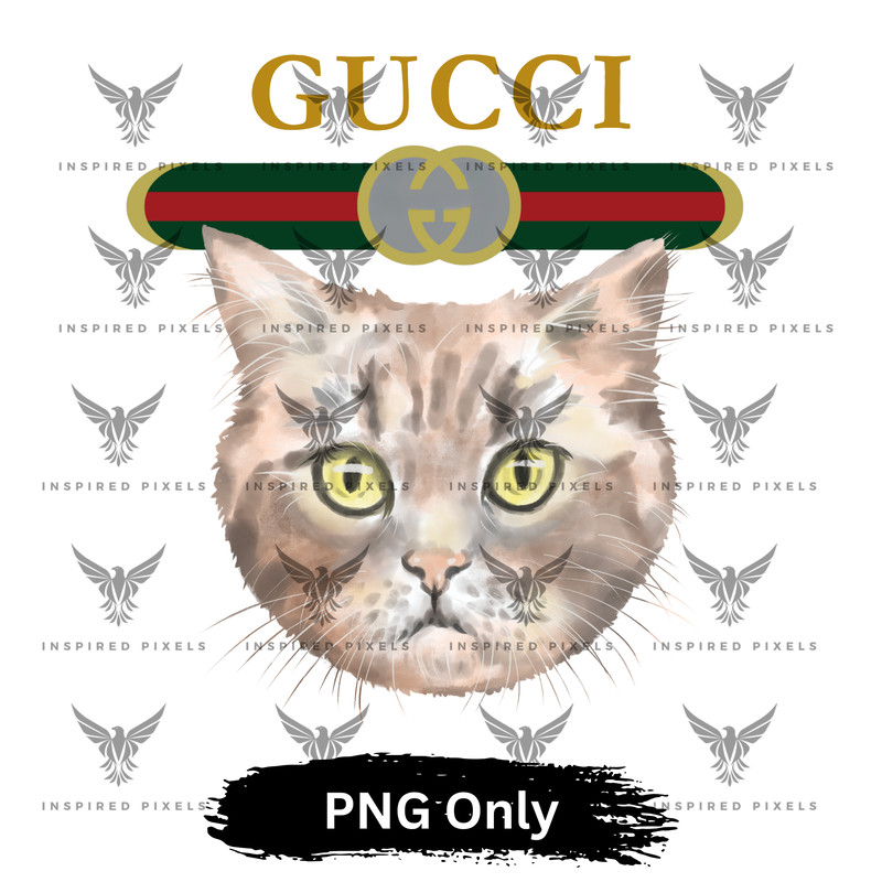 Gucci Mystic CatGucci Band Cat4Gucci Mystic Cat T Shirt DesignGucci Logo ClipartGucci PNG Gccci Log 0