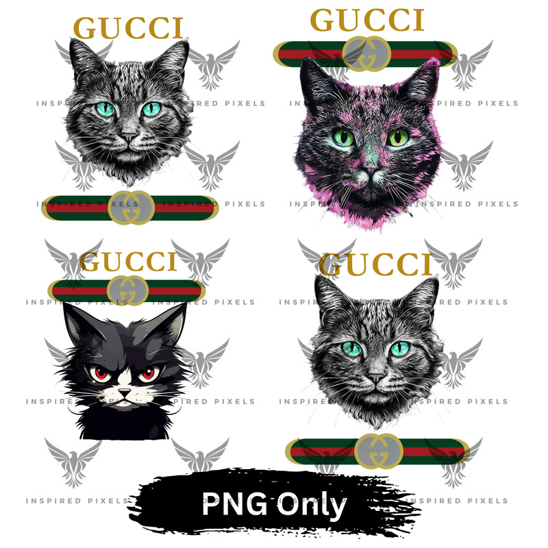 Gucci Mystic Cat BundleGucci Band Cat BundleGucci Mystic Cat T Shirt DesignGucci PNG Gccci Logo PNG 0