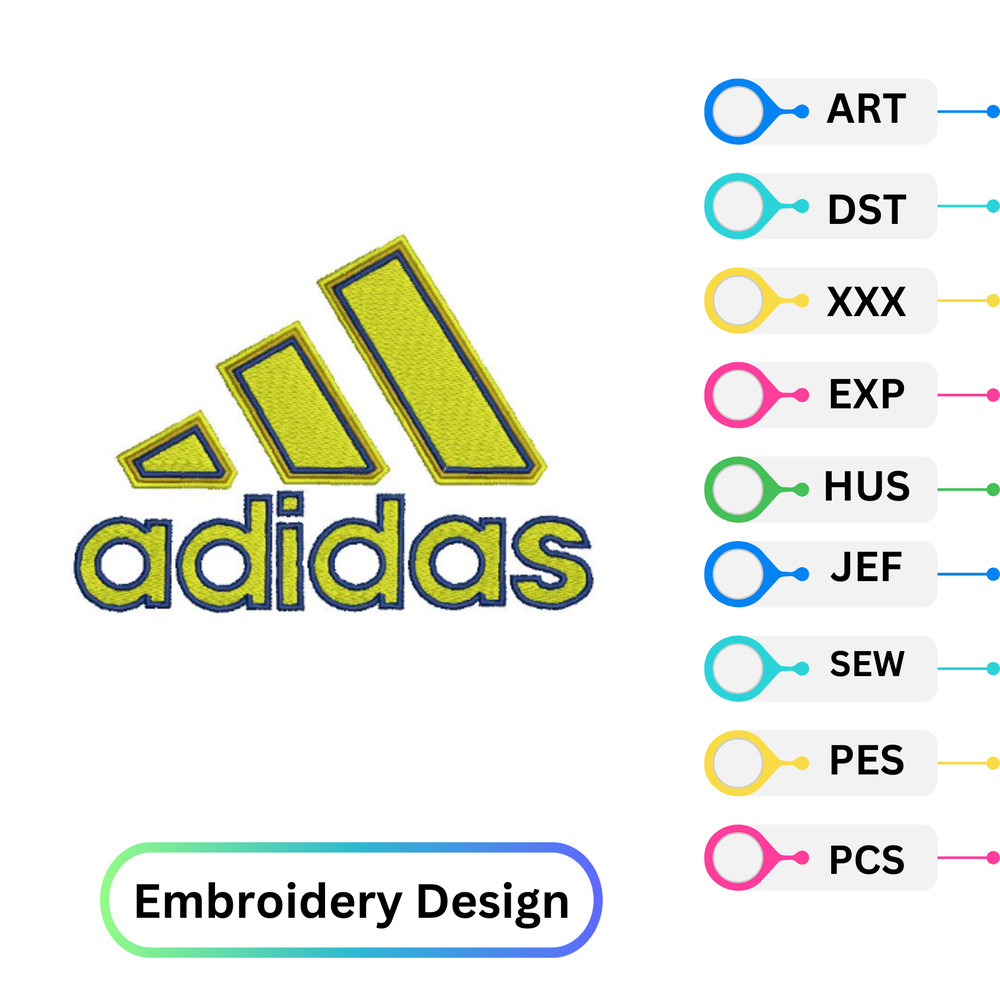 Adidas Embroidery Logo Design Adidas Embroidery Design File2Adidas Embroidery Adidas Embroidery Fil 0