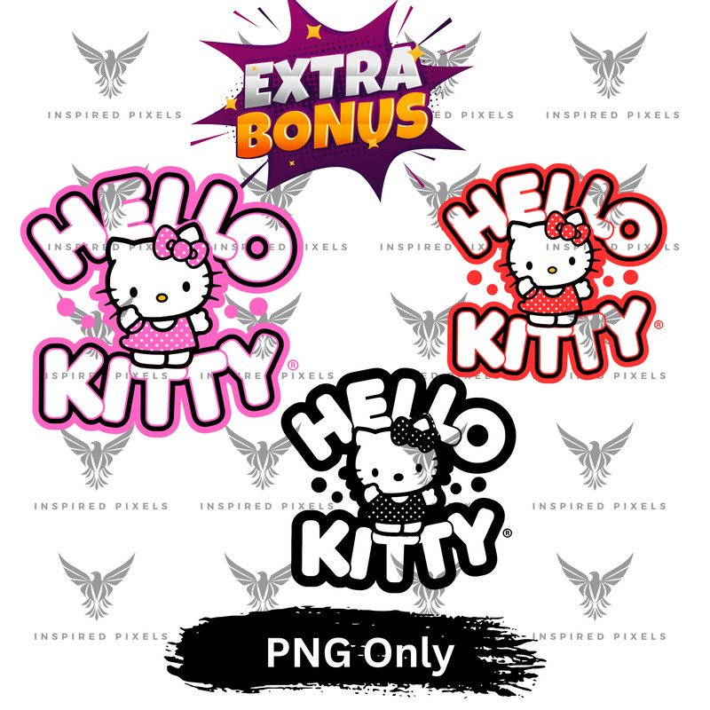 Hello Kitty PNG Bundle Hello Kitty Bundle Hello Kitty PNG Transparent Bundle Hello Kitty Characters 1