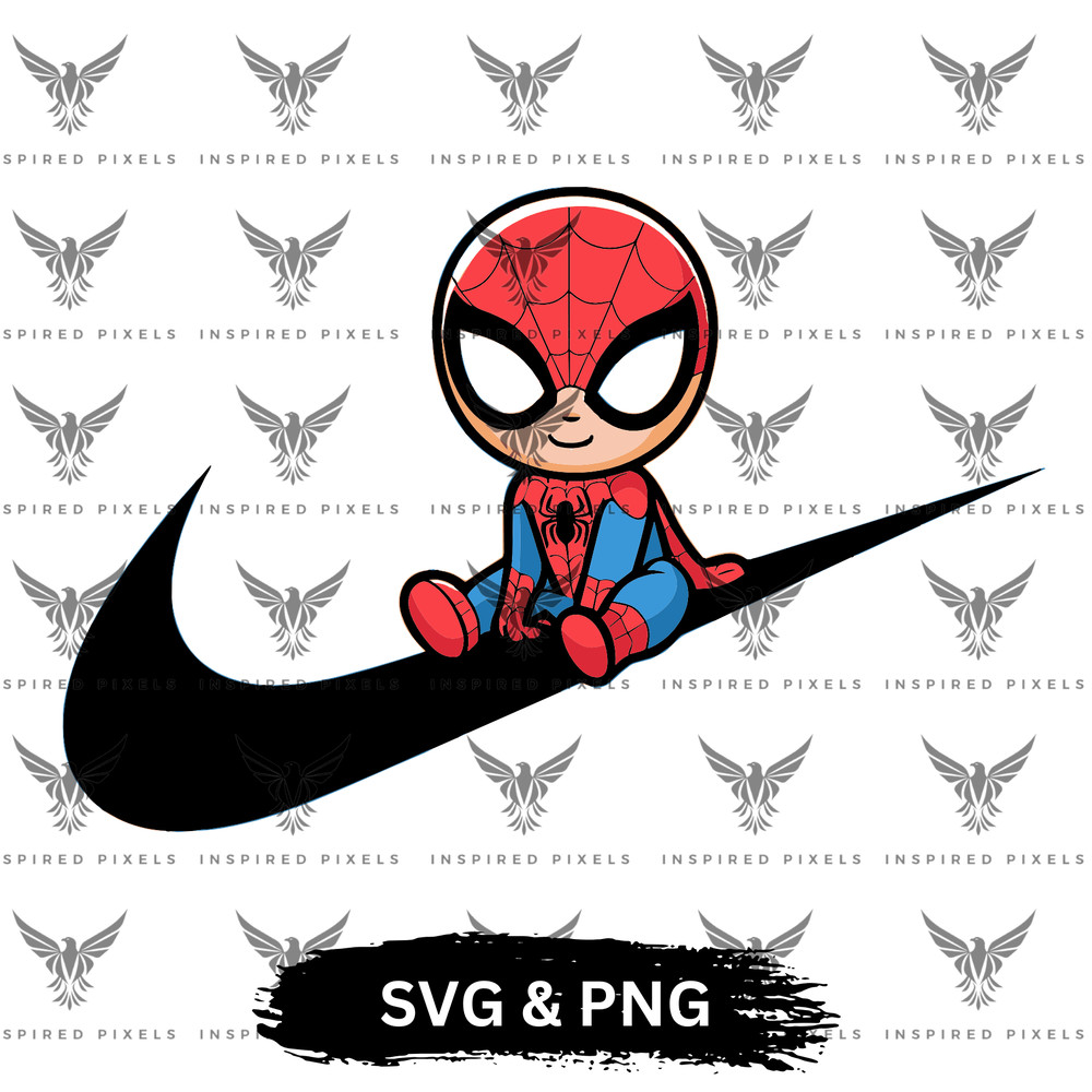 Baby Spiderman Nike Svg Baby Spiderman Nike Png Nike Spiderman Svg Spiderman Svg Spiderman Png Baby 0